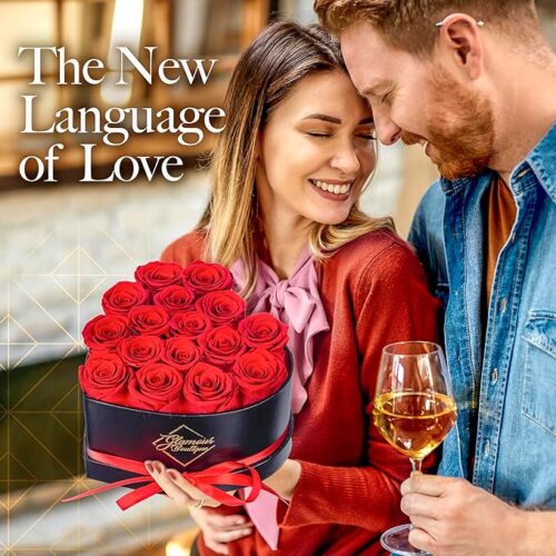 16 Flower Forever Heart Shape Box - Image 3