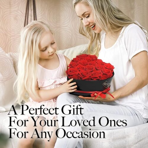 16 Flower Forever Heart Shape Box - Image 4